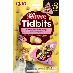 Λιχουδιά Churu Cat Tidbits Tuna and Salmon 36gr (3x12gr)