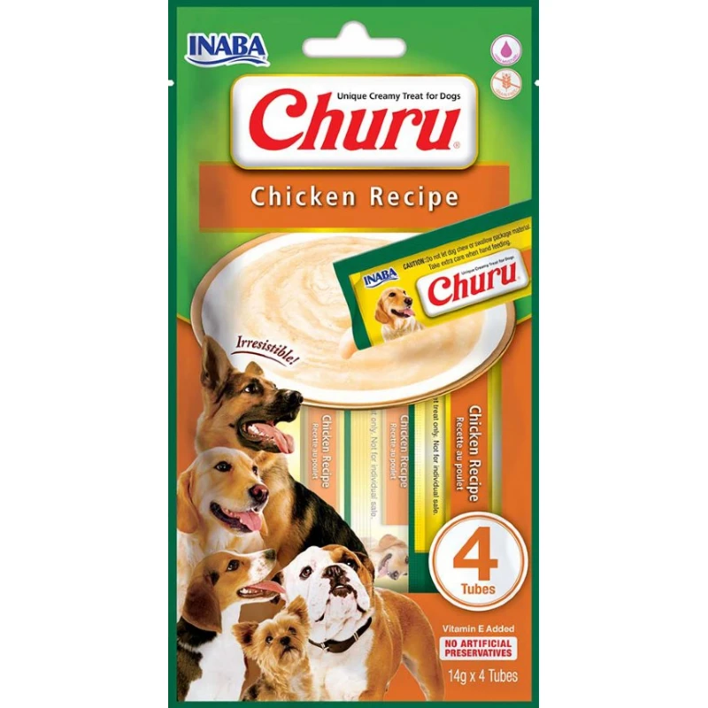 Λιχουδιά Churu Dog Chicken 56gr (4x14gr) Σκύλοι
