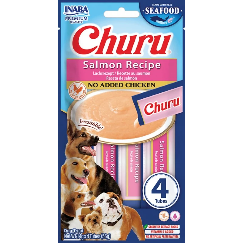 Λιχουδιές Churu Dog Salmon 56gr (4x14gr) Σκύλοι