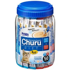 Λιχουδιές Γάτας Churu Cat Diet Tuna & Chicken 14gr x 50 Φακελάκια με Κρέμα Τόνο & Κοτόπουλο