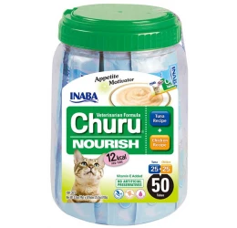 Λιχουδιές Γάτας Churu Cat Nourish Tuna & Chicken 14gr x 50 Φακελάκια με Κρέμα Τόνο & Κοτόπουλο