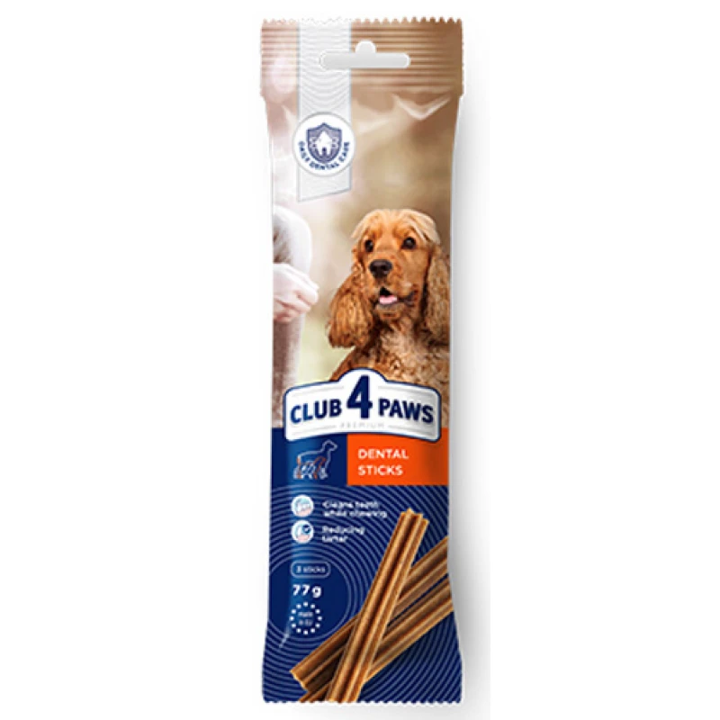 Λιχουδιές Σκύλου Club 4 Paws Dental Sticks 77gr 22τμχ ΣΚΥΛΟΙ