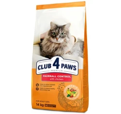 Ξηρή Τροφή Γάτας Club 4 Paws Hairball Control με Κοτόπουλο 14kg Ξηρή Τροφή Γάτας Club 4 Paws Hairball Control με Κοτόπουλο 14kg