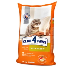 Ξηρή Τροφή Γάτας Club 4 Paws Premium με Κουνέλι 14kg