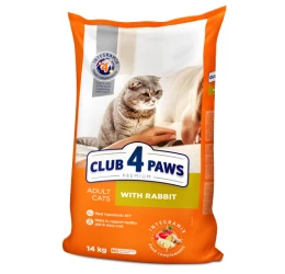Ξηρή Τροφή Γάτας Club 4 Paws Premium με Κουνέλι 14kg