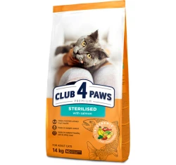 Ξηρή Τροφή Γάτας Club 4 Paws Premium Sterilized με Σολομό 14kg Ξηρή Τροφή Γάτας Club 4 Paws Premium Sterilized με Σολομό 14kg