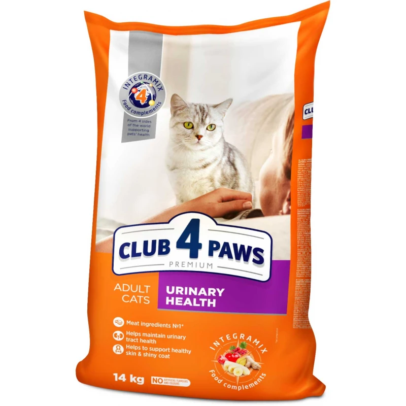 Ξηρή Τροφή Γάτας Club 4 Paws Urinary Health 14kg ΓΑΤΕΣ