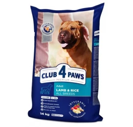 Ξηρή Τροφή Σκύλου Club 4 Paws Adult All Breeds Αρνί & Ρύζι 14kg Ξηρή Τροφή Σκύλου Club 4 Paws Adult All Breeds Αρνί & Ρύζι 14kg