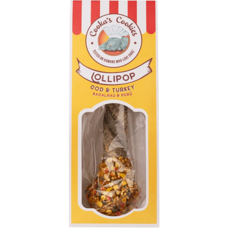 Λιχουδιά Σκύλου Cooka's Cookies Lollipop με Γαλοπούλα 35-40gr Σκύλοι