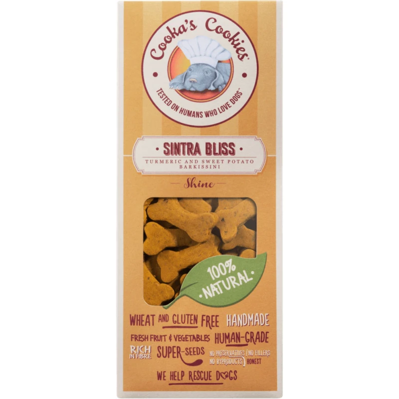 Μπισκότα Σκύλου Cooka's Cookies Sintra Bliss με Κουρκουμά 100gr Σκύλοι