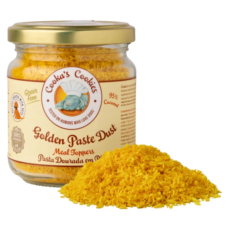 Συμπλήρωμα Διατροφής Σκύλου & Γάτας Cooka's Cookies Golden Paste 65gr με Κουρκουμά Σκύλοι