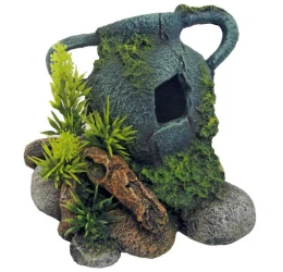 Διακοσμητικό Ενυδρείου Amtra Black Amphora With Bubbles Stone 13,5x12x12cm Διακοσμητικό Ενυδρείου Amtra Black Amphora With Bubbles Stone 13,5x12x12cm