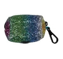 Θήκη για Σακουλάκια Croci Mini Bag Shiny Rainbow 6x4cm
