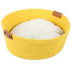 Κρεβατάκι, Καλαθάκι Γάτας D&D Home Tres 57x57x20cm Κίτρινο Κρεβατάκι, Καλαθάκι Γάτας D&D Home Tres 57x57x20cm Κίτρινο