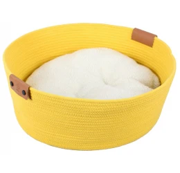 Κρεβατάκι, Καλαθάκι Γάτας D&D Home Tres 57x57x20cm Κίτρινο Κρεβατάκι, Καλαθάκι Γάτας D&D Home Tres 57x57x20cm Κίτρινο