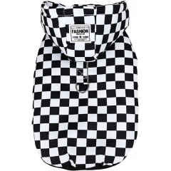 Φούτερ Σκύλου Denik Chess Board Z79 Large 30cm Ασπρόμαυρο