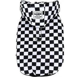 Φούτερ Σκύλου Denik Chess Board Z79 Medium 25cm Ασπρόμαυρο