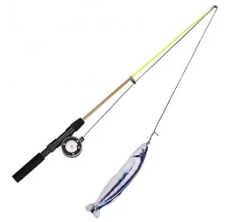 Παιχνίδι Γάτας Denik Pets Καλάμι Ψαρέματος με Ψαράκι Λευκό Παιχνίδι Γάτας Denik Pets Καλάμι Ψαρέματος με Ψαράκι Λευκό