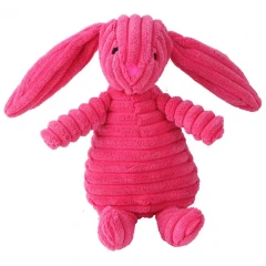 Παιχνίδι Σκύλου Με Ήχο Denik Pets Λούτρινο Λαγουδάκι 25cm