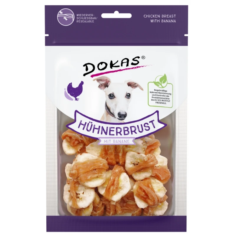 Λιχουδιές Dokas Dried chicken breast with banana 70g ΛΙΧΟΥΔΙΕΣ & ΚΟΚΑΛΑ