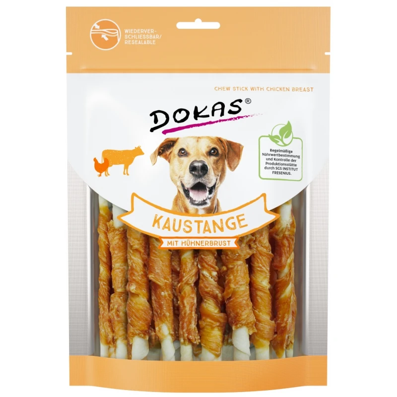 Λιχουδιές Dokas Chew stick with chicken breast 200gr ΛΙΧΟΥΔΙΕΣ & ΚΟΚΑΛΑ