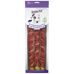 Λιχουδιές Dokas chewing stick with duck 1m 315gr Λιχουδιές Dokas chewing stick with duck 1m 315gr