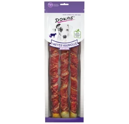 Λιχουδιές Dokas chewing stick with duck 1m 315gr Λιχουδιές Dokas chewing stick with duck 1m 315gr