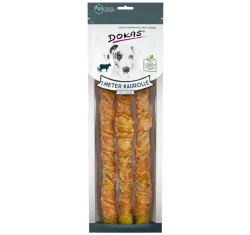 Λιχουδιές Dokas chewing stick with chicken 1m 315gr Λιχουδιές Dokas chewing stick with chicken 1m 315gr