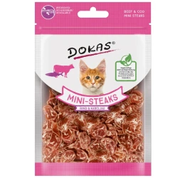 Λιχουδιές Γάτας Dokas Mini-Steaks with beef & cod 25g Λιχουδιές Γάτας Dokas Mini-Steaks with beef & cod 25g
