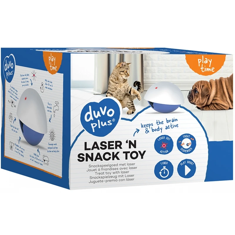 Παιχνίδι Γάτας Duvo Laser and Snack Toy 19x19x15cm ΓΑΤΕΣ