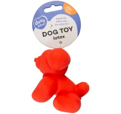 Παιχνίδι Σκύλου Duvo Latex balloon pug Red 10x6x9cm