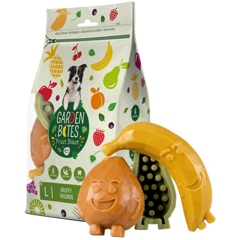 Λιχουδιές Σκύλου Garden Bites Φρούτων Fruity Friends L 3τμχ 12.5cm 270gr ΣΚΥΛΟΙ