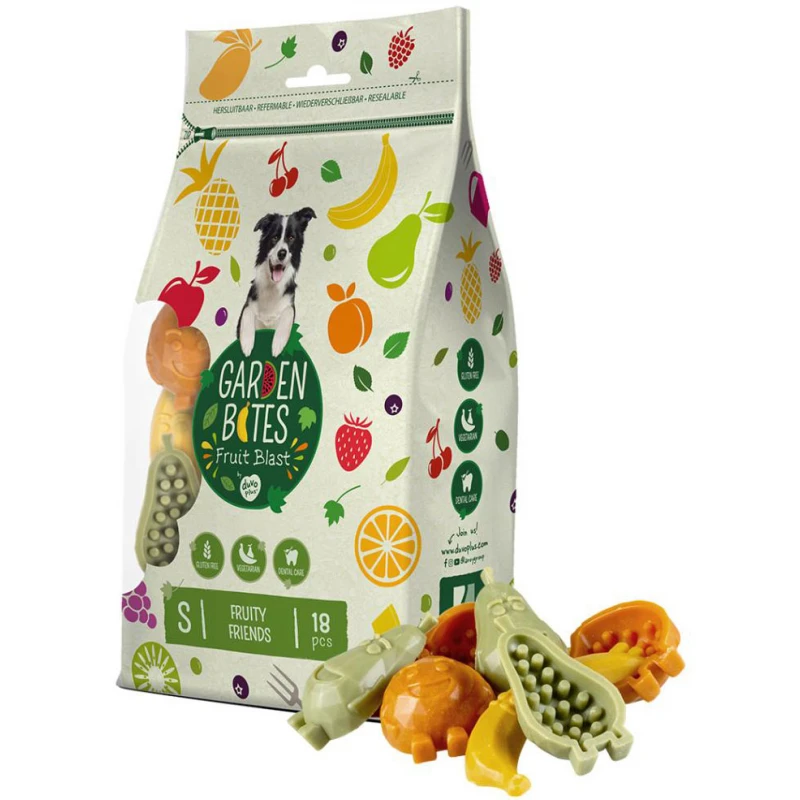 Λιχουδιές Σκύλου Garden Bites Φρούτων Fruity Friends S 18τμχ 7cm 270gr ΣΚΥΛΟΙ