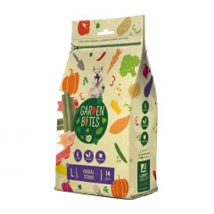 Λιχουδιές Σκύλου Garden Bites Λαχανικών Dental Sticks L 14τμχ 16cm 420gr 