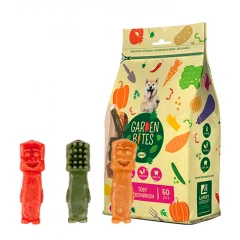 Λιχουδιές Σκύλου Garden Bites Λαχανικών Tobby Toothbrush S 50τμχ 5cm 500gr 