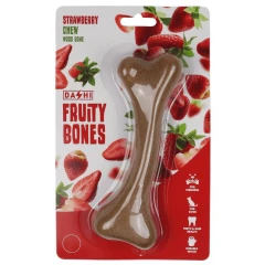 Παιχνίδι Σκύλου Dashi Taste & Fun Strawberry Fruity Bone Medium 5x15cm