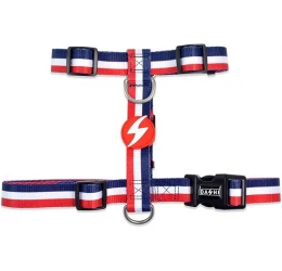 Σαμαράκι Σκύλου Dashi Red & Blue Medium 42-69cm