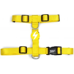 Σαμαράκι Σκύλου Dashi Solid Yellow Back Harness Large 2,5x62-107cm