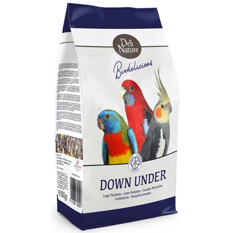 Deli Nature Birdelicious Large Parakeets Down Under 800gr Πουλιά