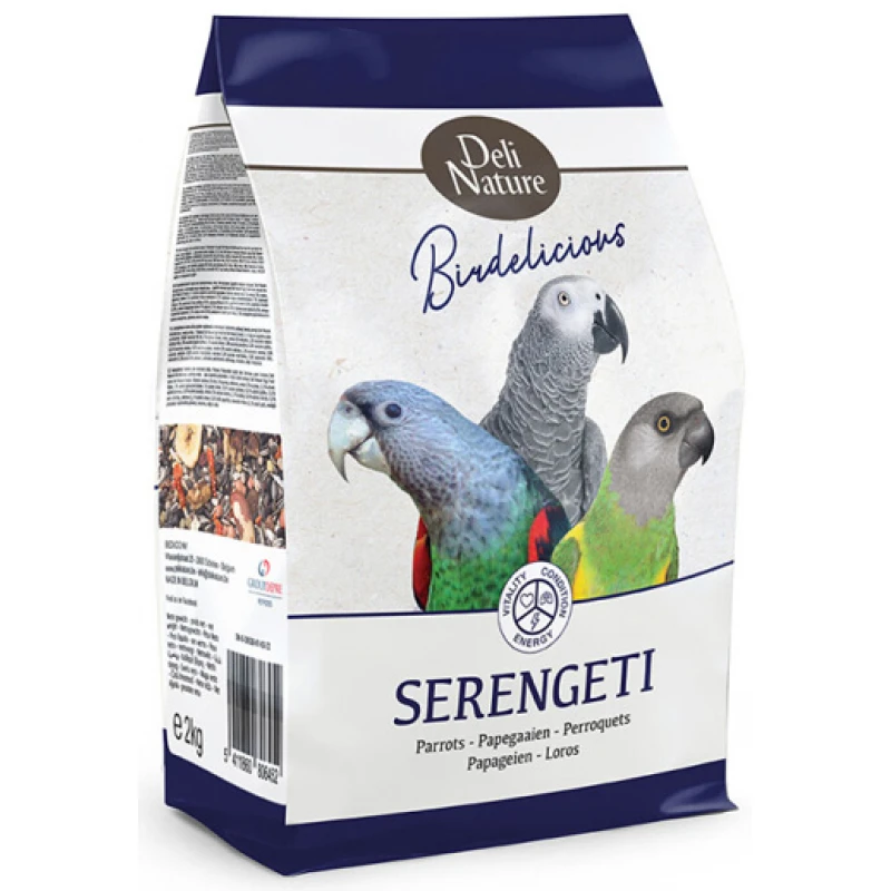Deli Nature Birdelicious Parrots Serengeti 2kg Πουλιά Deli Nature Birdelicious Parrots Serengeti 2kg Πουλιά
