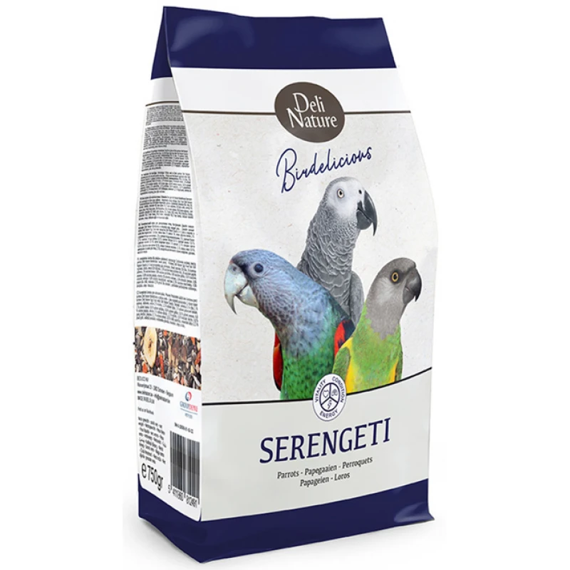 Deli Nature Birdelicious Parrots Serengeti 750gr Πουλιά Deli Nature Birdelicious Parrots Serengeti 750gr Πουλιά