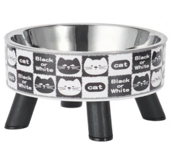 Ανοξείδωτο Μπολ με Ποδαράκια 14cm 200ml Ασπρόμαυρες Γατούλες Ανοξείδωτο Μπολ με Ποδαράκια 14cm 200ml Ασπρόμαυρες Γατούλες