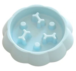 Αντιλαιμαργικό Μπολ για Σκύλους Denik Bones 15cm Γαλάζιο Αντιλαιμαργικό Μπολ για Σκύλους Denik Bones 15cm Γαλάζιο