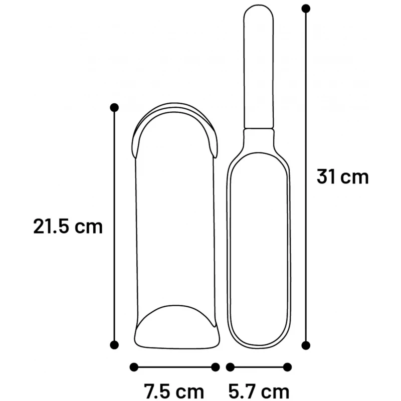 Αποχνουδωτής Κατοικιδίων Flamingo Fura Hair Remover 32,5x7,5x5,2cm Σκύλοι