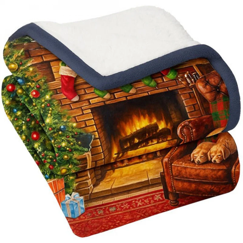 Χριστουγεννιάτικη Κουβέρτα Σκύλου και Γάτας Denik Pets Fireplace Dogs 75x100cm Σκύλοι Χριστουγεννιάτικη Κουβέρτα Σκύλου και Γάτας Denik Pets Fireplace Dogs 75x100cm Σκύλοι