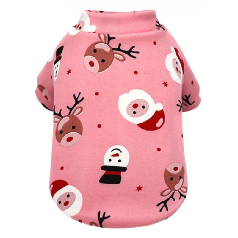 Χριστουγεννιάτικο Φούτερ Σκύλου Denik XMAS Small 25cm Ροζ Σκύλοι Χριστουγεννιάτικο Φούτερ Σκύλου Denik XMAS Small 25cm Ροζ Σκύλοι