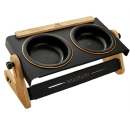 Διπλό Μπολ Σκύλου & Γάτας Denik Ρυθμιζόμενο Μαύρο 41,5x20x15,5cm Διπλό Μπολ Σκύλου & Γάτας Denik Ρυθμιζόμενο Μαύρο 41,5x20x15,5cm