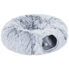 Φωλιά - Παιχνίδι Γάτας με Μπαλάκι Tunel Pet Bed 82cm Γκρι Φωλιά - Παιχνίδι Γάτας με Μπαλάκι Tunel Pet Bed 82cm Γκρι