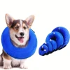 Φουσκωτό Κολάρο Ελισάβετ Denik για Σκύλους XL 48x63cm Μπλε Σκύλοι