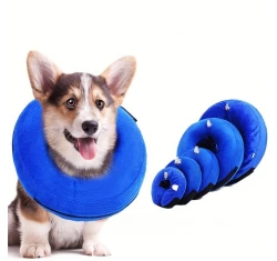 Φουσκωτό Κολάρο Ελισάβετ Denik για Σκύλους L 38-48cm Μπλε Φουσκωτό Κολάρο Ελισάβετ Denik για Σκύλους L 38-48cm Μπλε